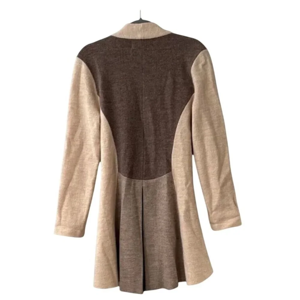 Anthropologie Rosie Neira Denissa Tie Waist Wool Sweater Women's XL Beige - Picture 16 of 17
